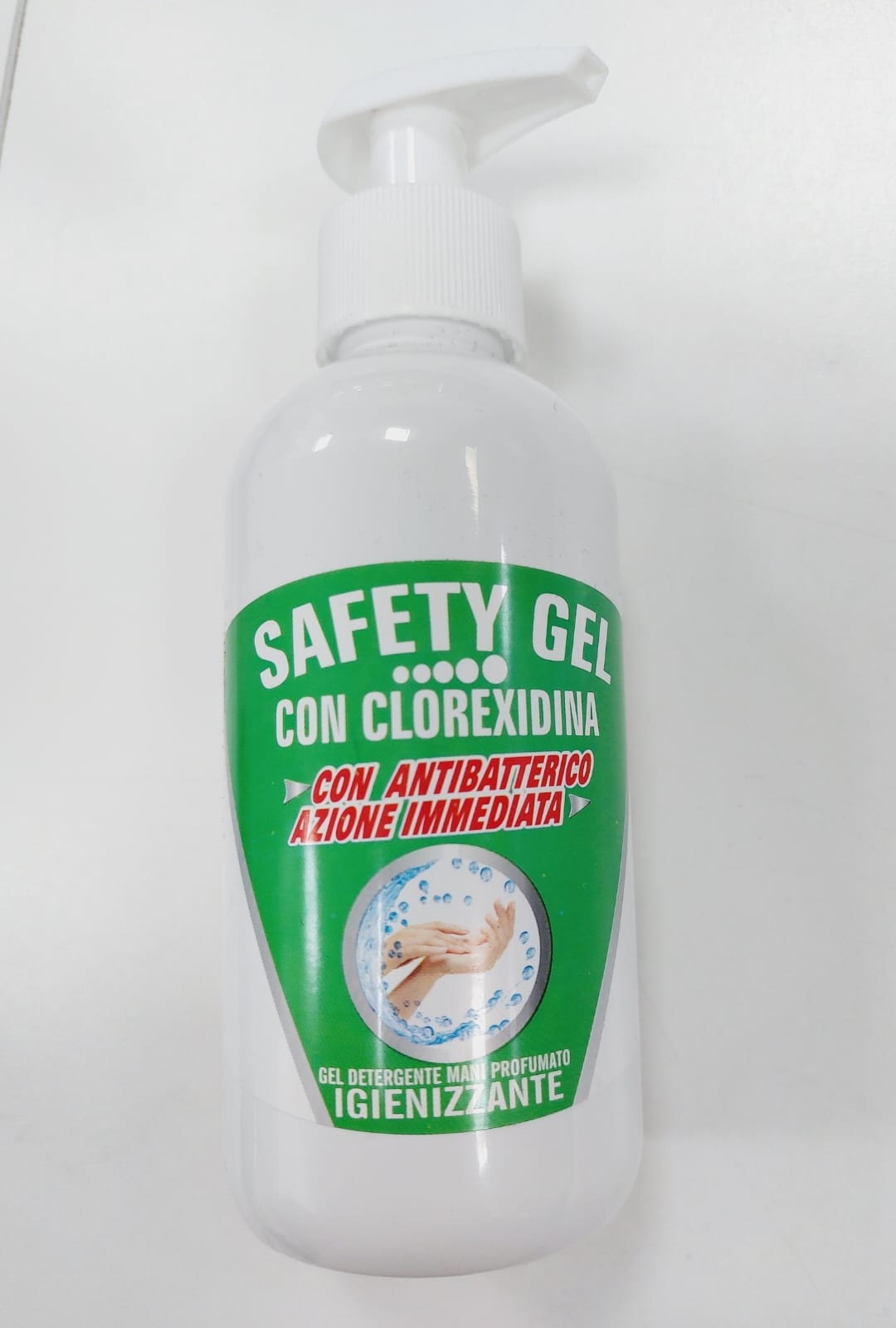 Safety Gel con clorexidina con antibatterico igienizzante 250 ml - Mica  Distribuzione
